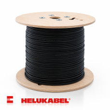 Кабель для сонячних панелей Helukabel SOLARFLEX-X+ H1Z2Z2-K 6 мм, чорний